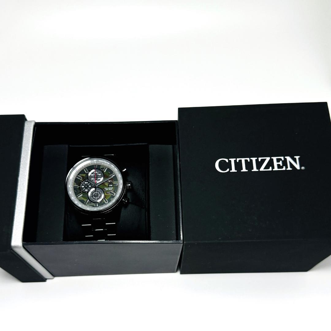 Citizen Night Hawk Chronograph Tachymeter Solar Men's Watch — Japanese