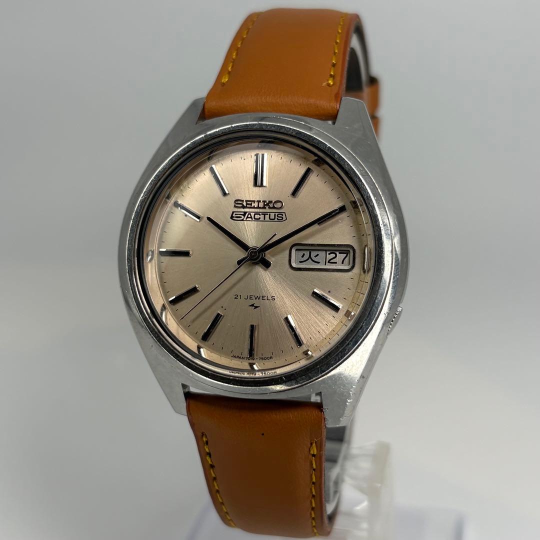 SEIKO 5 Actus 1975 Automatic Men's Watch — Japanese