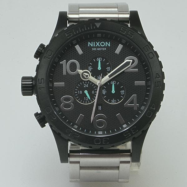 NIXON 51-30 CHRONO SV/STEEL Quartz Men's Watch — Japanese