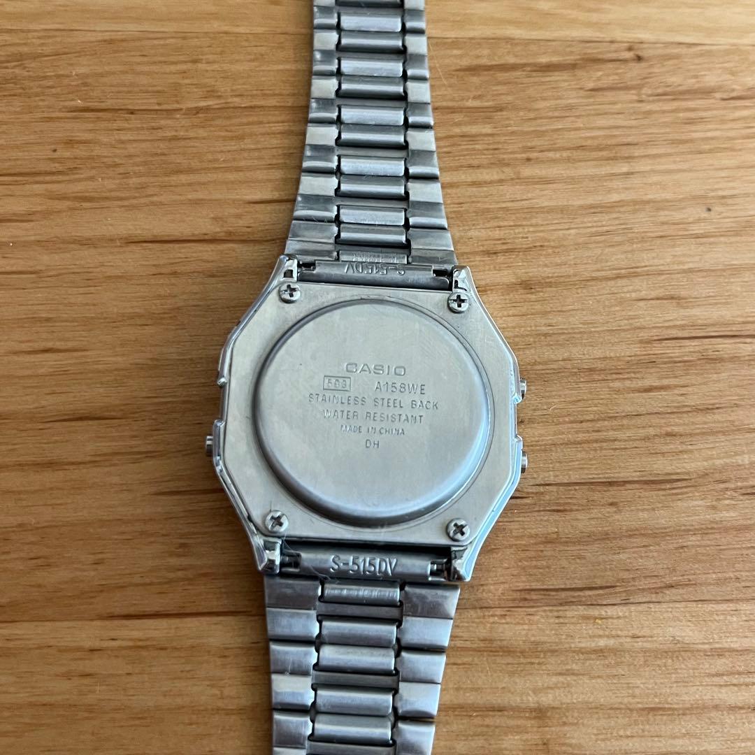 CASIO A158WE Digital Men's Watch — Japanese