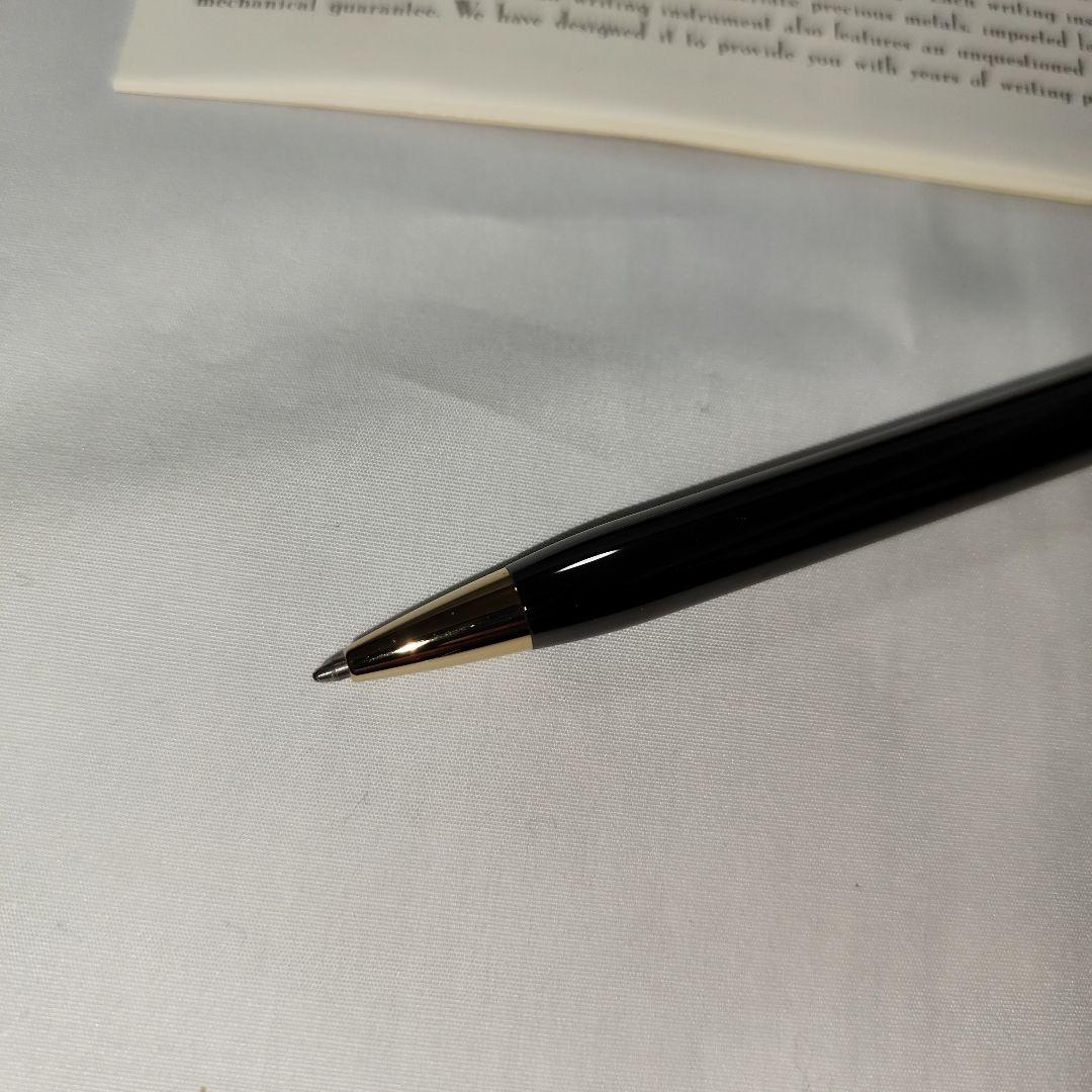 CROSS 582 Townsend titanium ballpoint pen with silver finish, 14.8 cm length, shown angled on white background