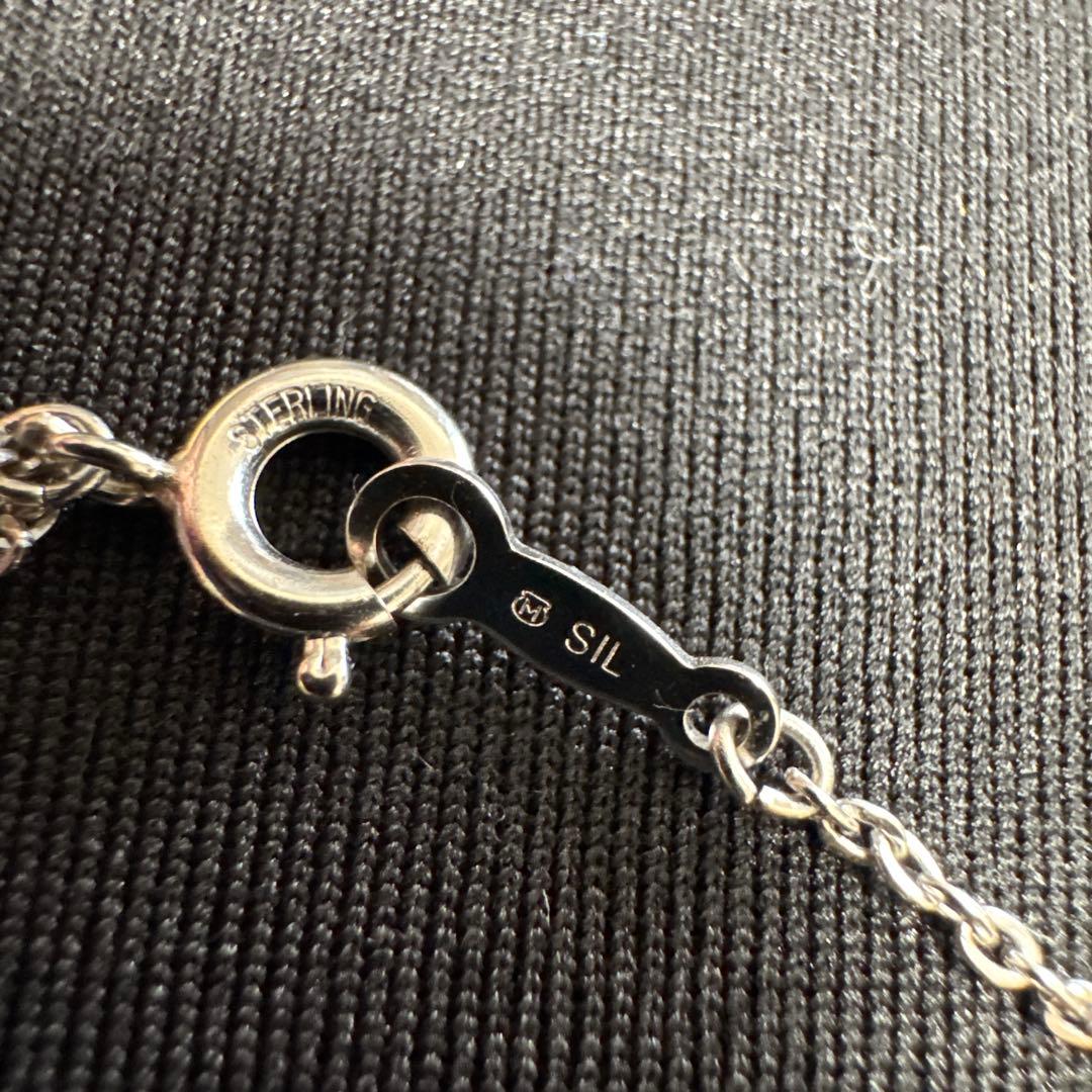 Mikimoto pearl teardrop necklace with 7mm Akoya pearl on a 40cm silver chain