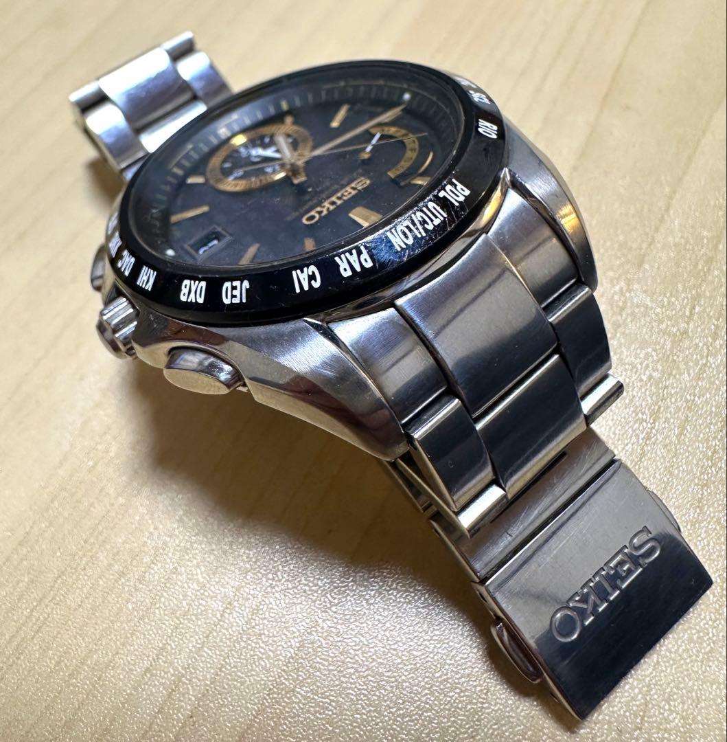 SEIKO BRIGHTZ 8B92 Solar Men's Watch — Japanese