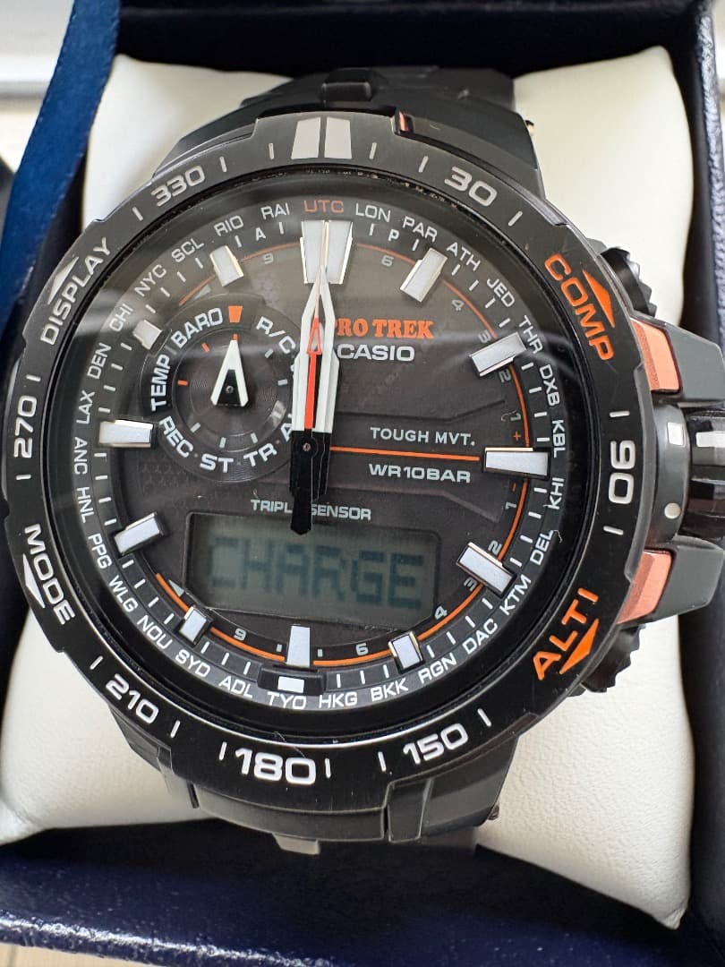 CASIO PRW-S6000Y Solar Men's Watch — Japanese