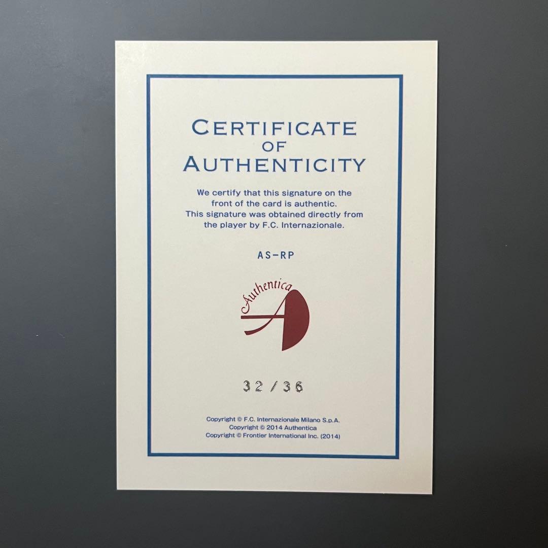 Palacio Intercontinental Autographed Card - Overseas Soccer 35 Limited — Japanese