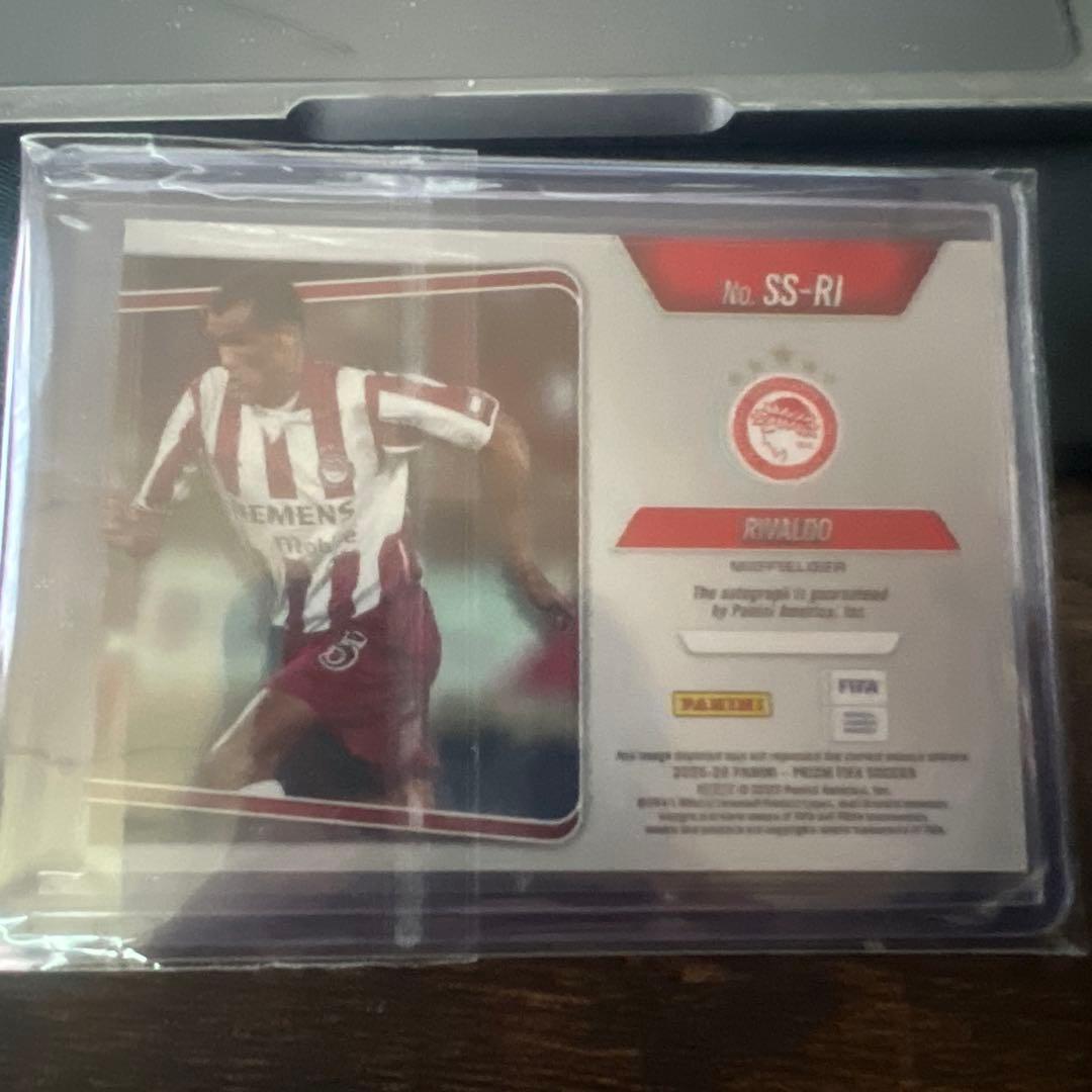 Rivaldo Autographed Card — Japanese