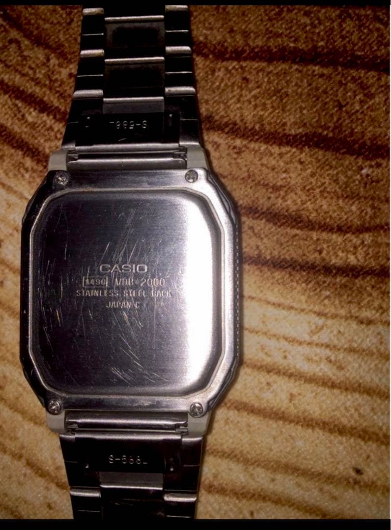 CASIO VDB-2000 Digital Men's Watch — Japanese