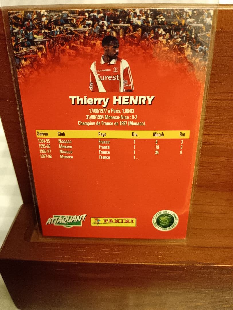 Thierry Henry PANINI — Japanese