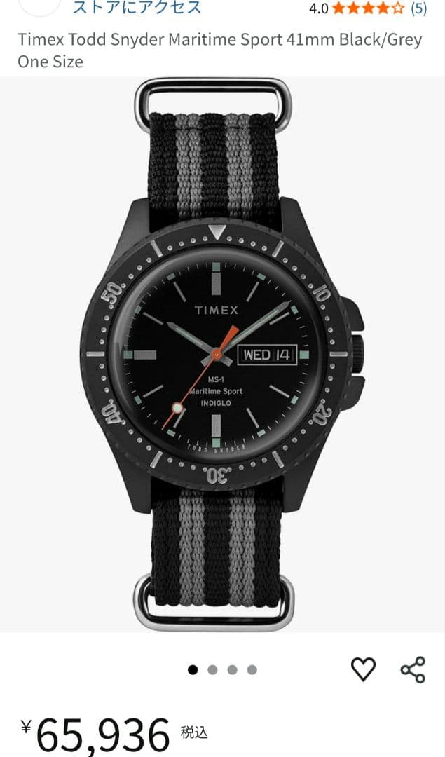 TIMEX x TODD SNYDER Model Quartz Men's Watch — Japanese