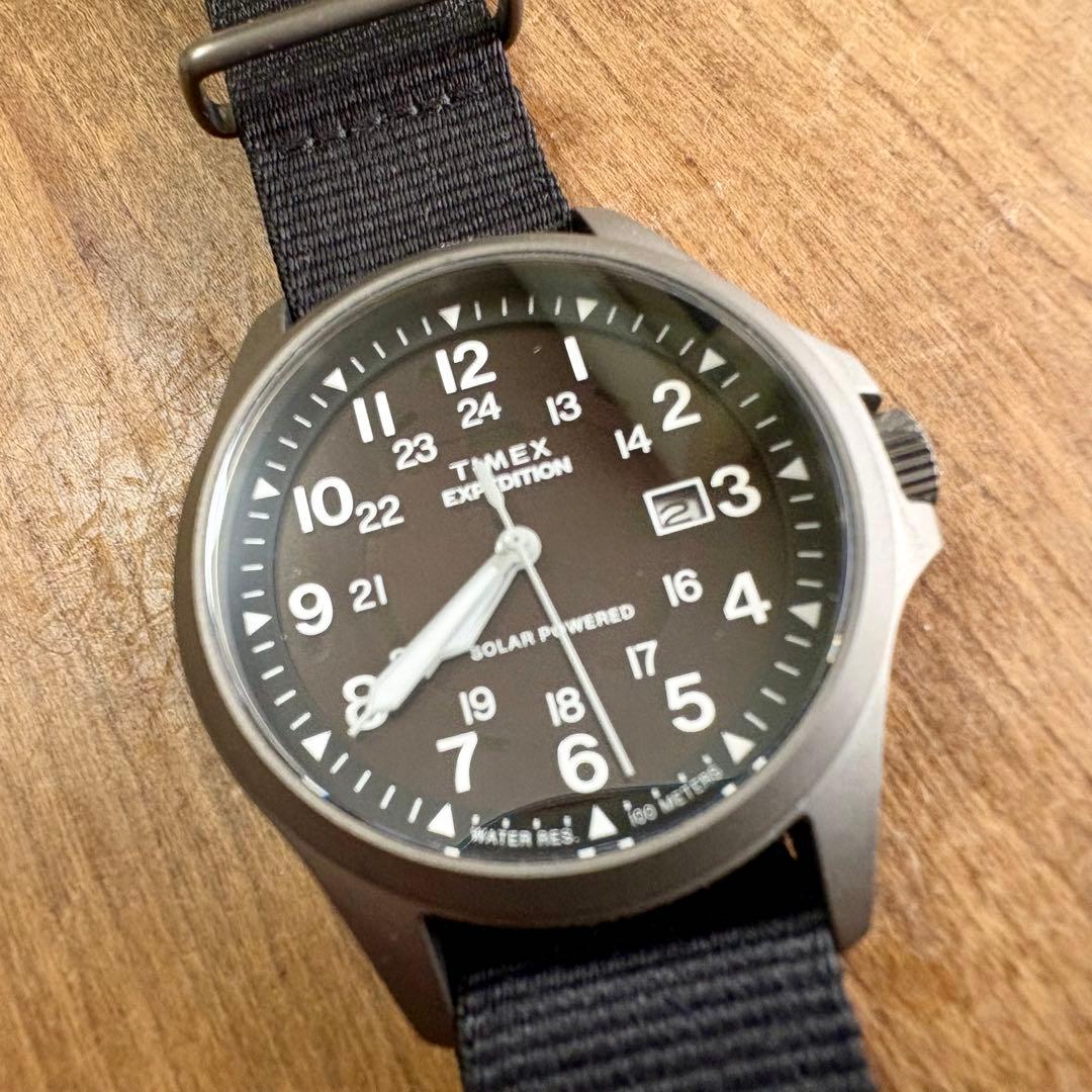 TIMEX EXPEDITION Field Post SBTR009 Solar Men's Watch — Japanese