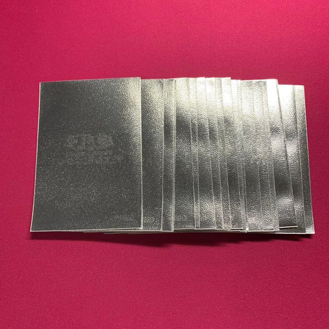 Yu-Gi-Oh Yu-Gi-Oh! Sleeve Initial Logo Metallic Silver Pack — Japanese