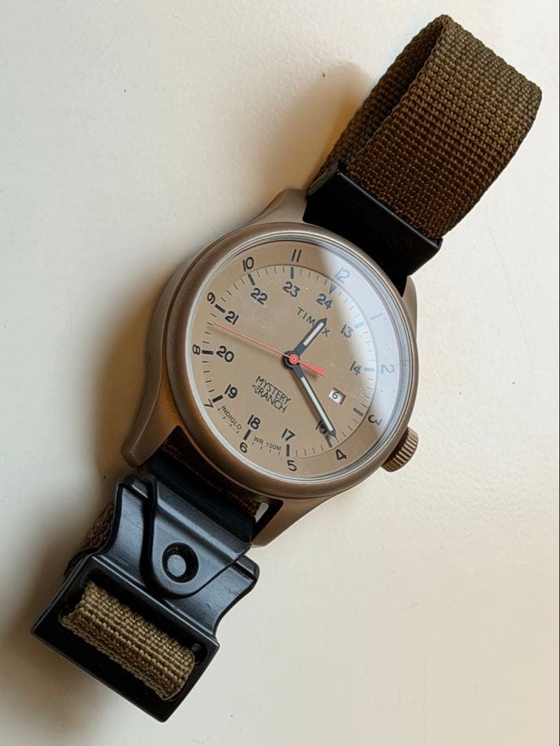 TIMEX Limited Mystery Ranch Collaboration Date Quartz Men's Watch — Japanese