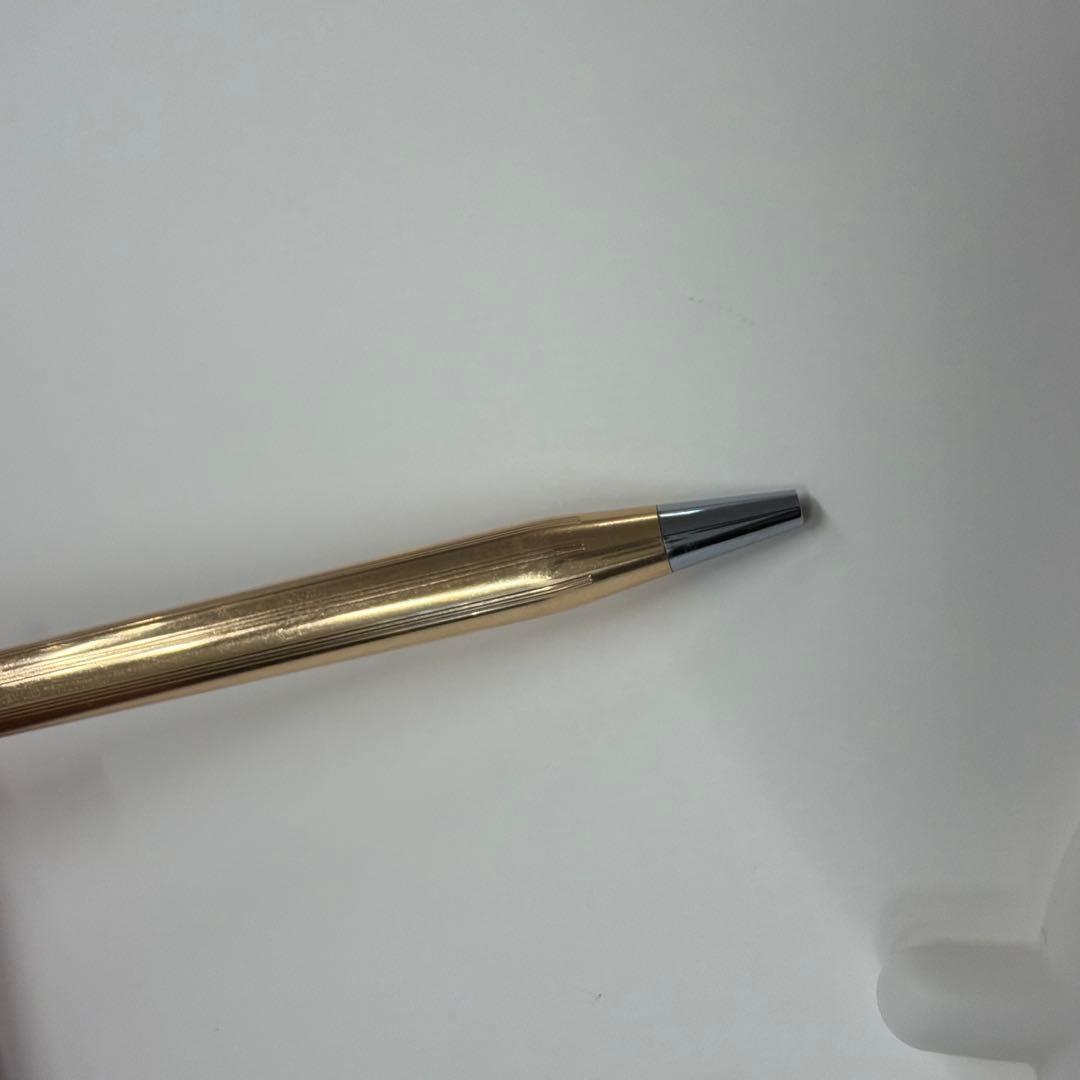 Vintage Cross and Unisys collaboration ballpoint pen with minor scratches and USA-made proprietary refill ink