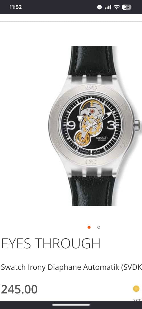 swatch SVDK1011 Automatic Men's — Japanese