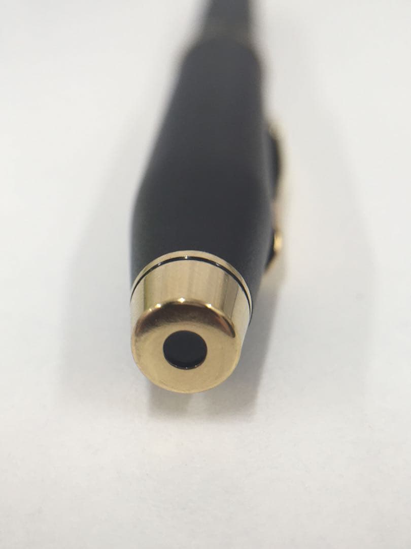 CROSS Ballpoint Pen Black TO.1187 with gold-colored fittings and plastic body
