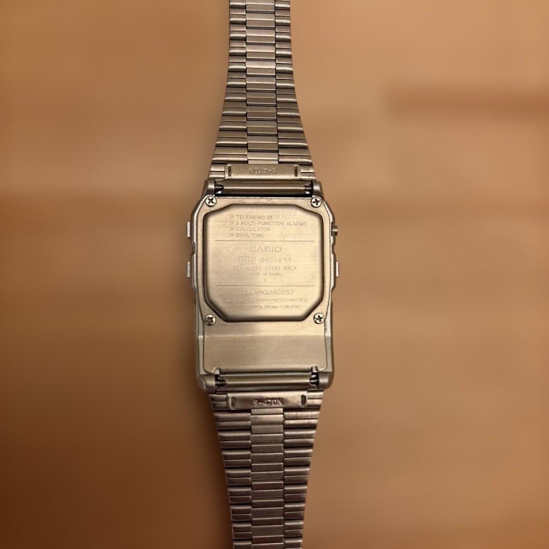 CASIO Data Bank Digital Men's Watch — Japanese