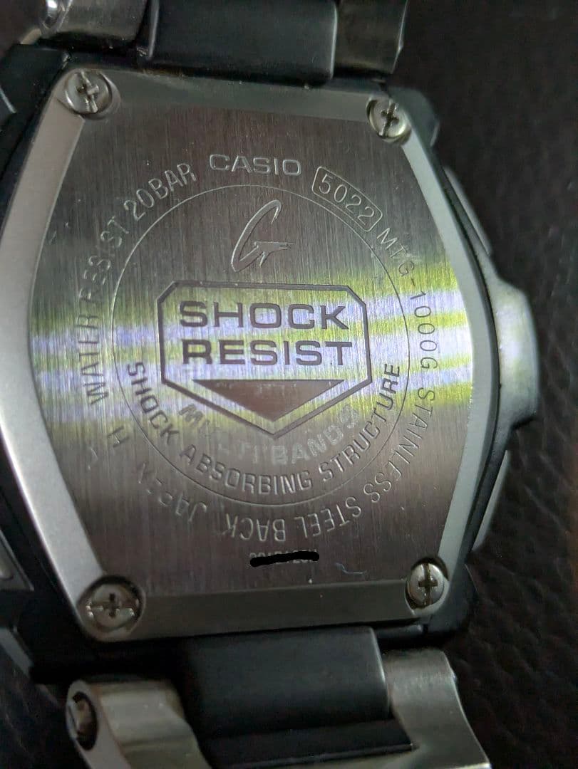 CASIO MTG-1000G Solar Men's Watch — Japanese