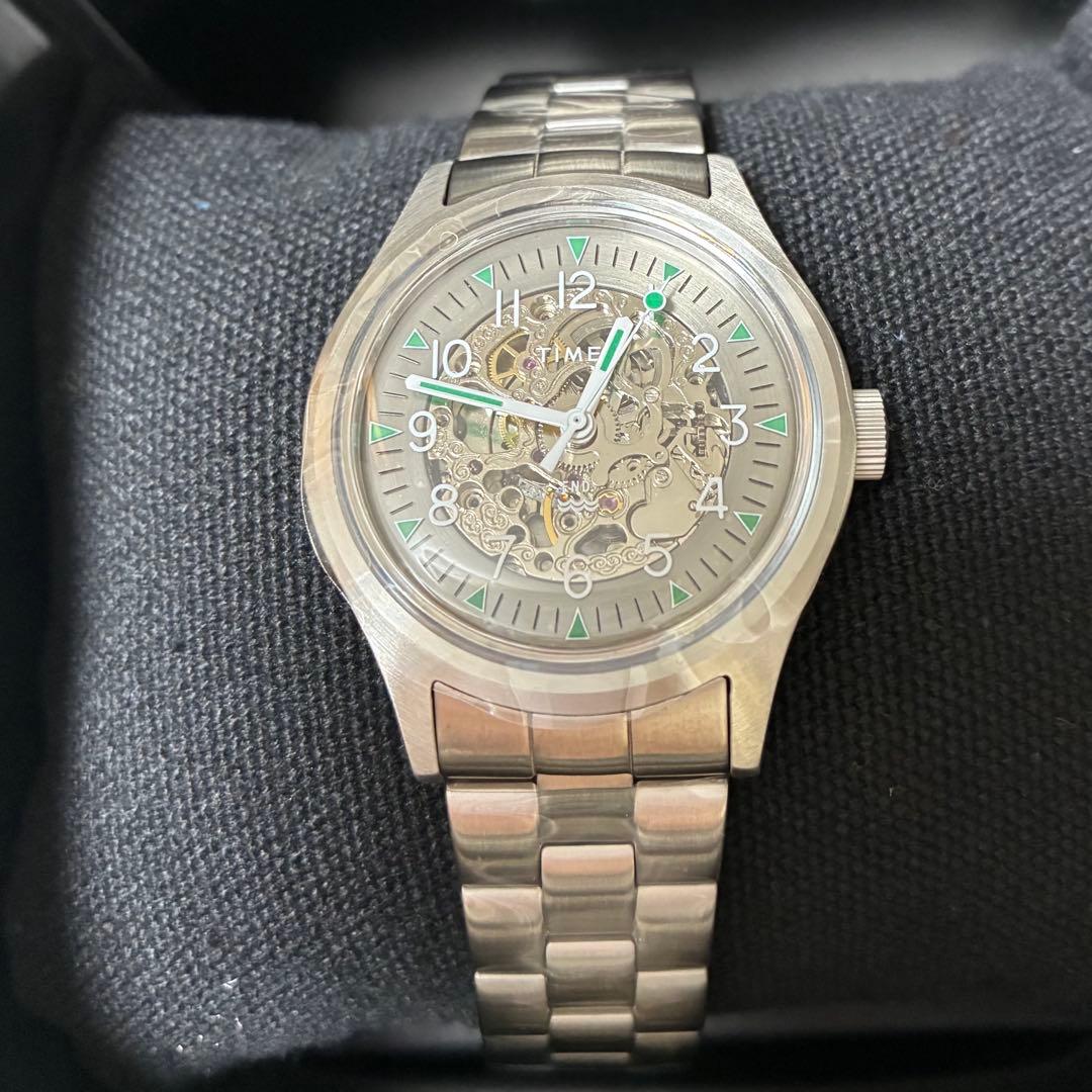 TIMEX × END Skeleton Automatic Men's Watch — Japanese