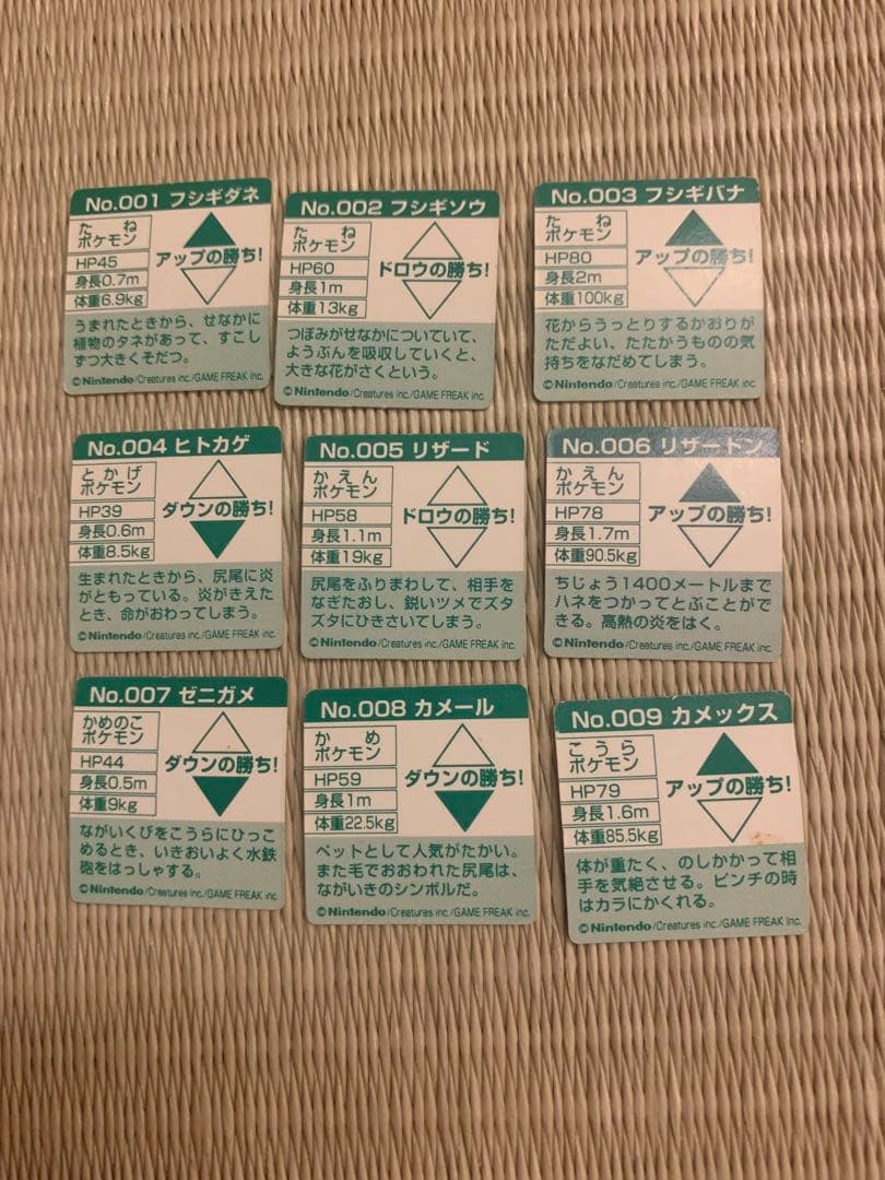 Pokemon Rare Pokémon Brose Card Final Evolution Set — Japanese