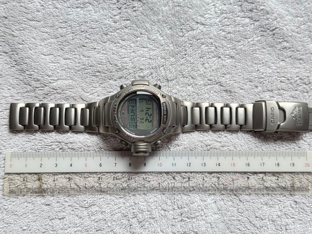 CASIO PRT-3000 Digital Men's Watch — Japanese