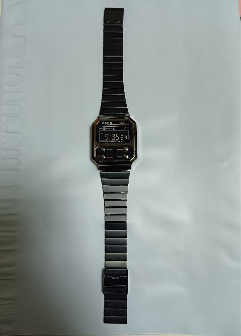 CASIO A100WE Digital Men's Watch — Japanese