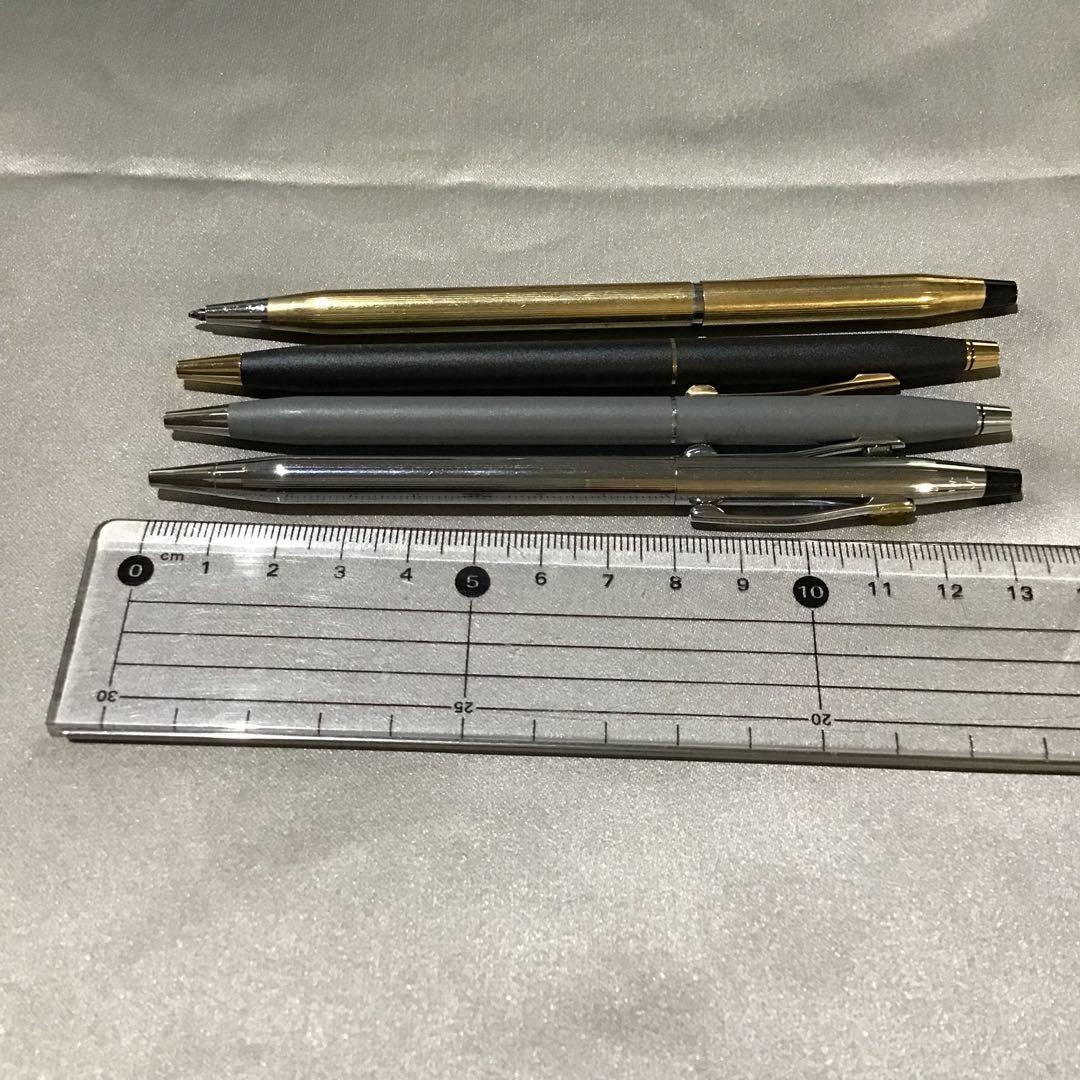 52799 CROSS Classic Century ballpoint pen with 10K gold overlay, black and gray resin, and stainless steel body