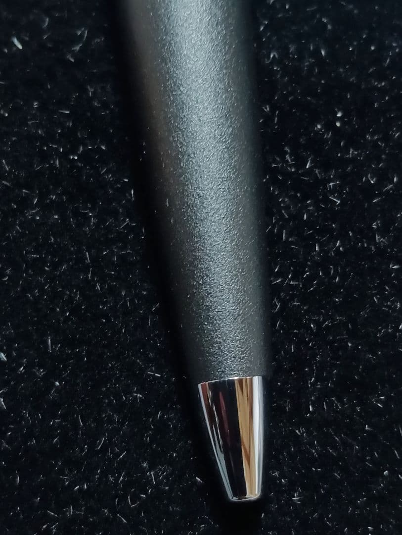 CROSS ATX ballpoint pen in black and brass with dedicated case on white background