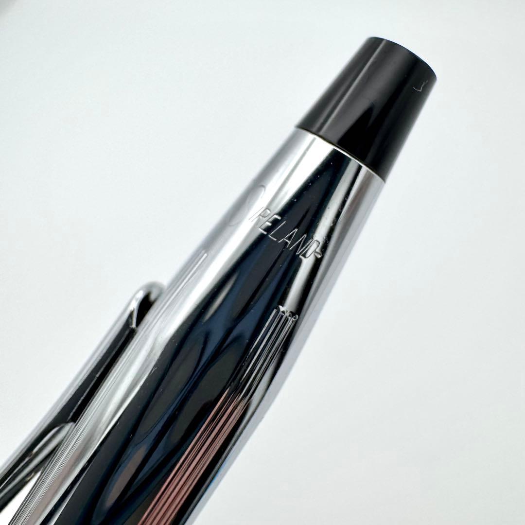 Law CROSS Ireland Made Classic Century Ballpoint Pen in chrome with slim 7.5mm x 132.5mm case size