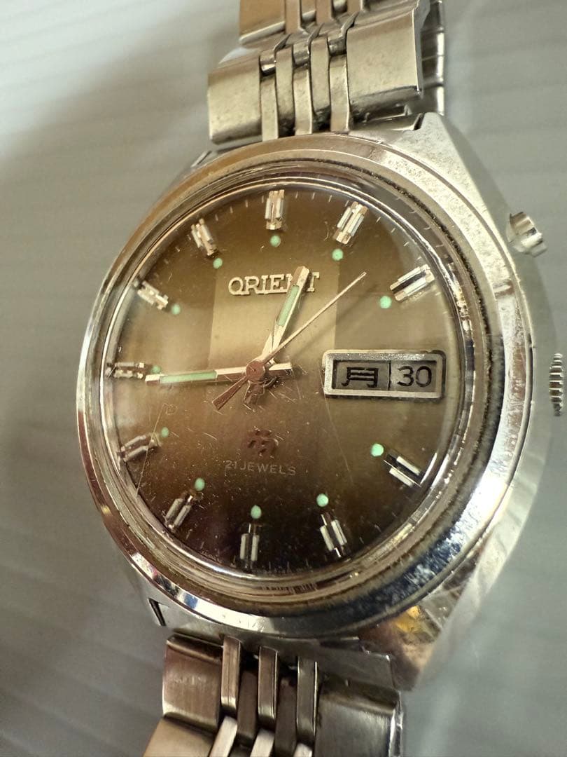 ORIENT シルバー ステンレススチール Automatic Men's Watch — Japanese