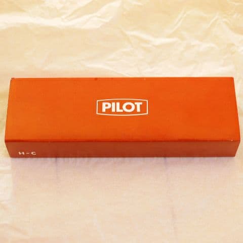 PILOT Grandse Ballpoint Pen in marble black finish with rotating mechanism and black ink, tested writing