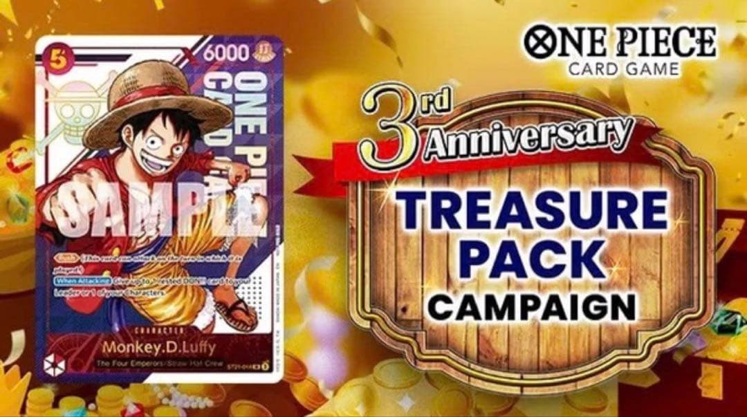 One Piece ONE PIECE CARD GAME 3rd Anniversary Pack Pack — Japanese