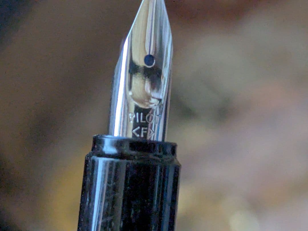 USED CROSS Century II Fountain Pen with black body and gold accents, no box included