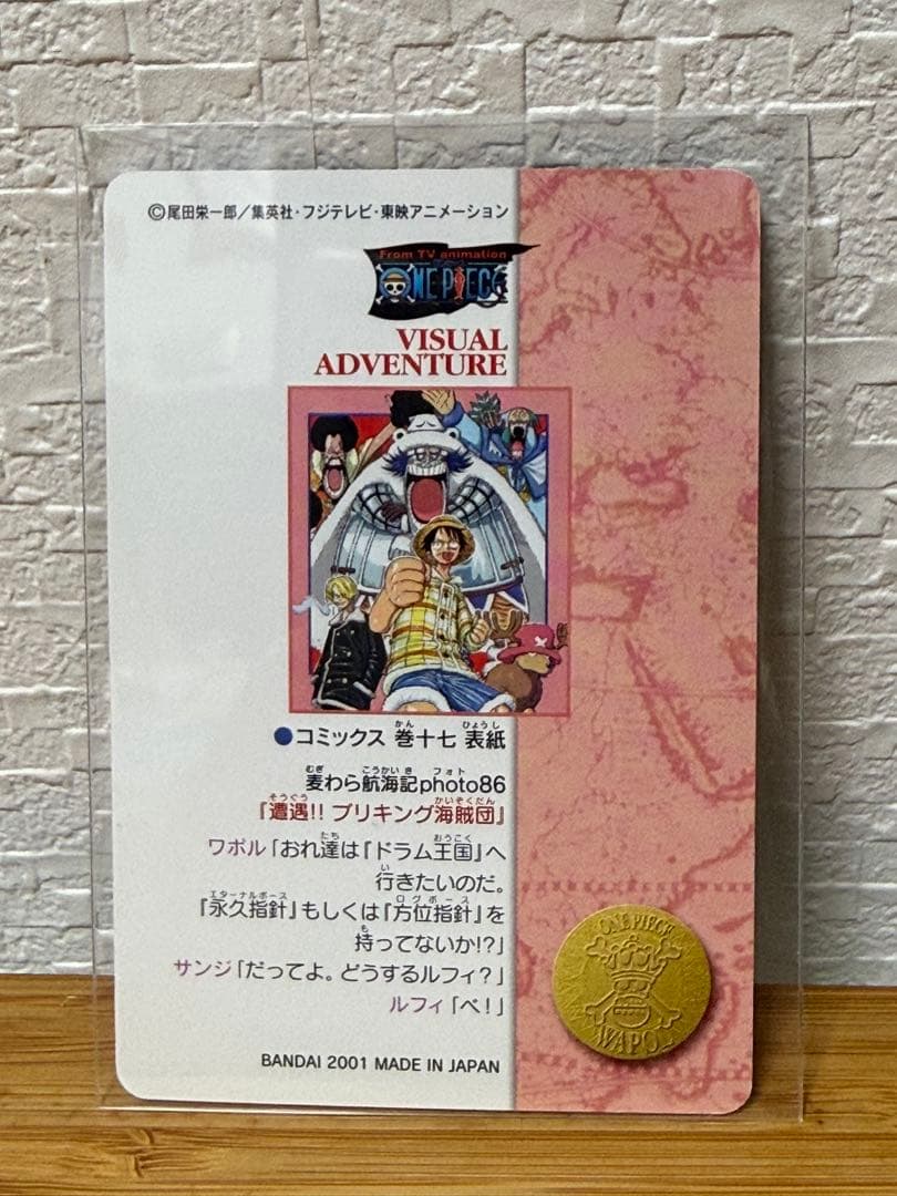 One Piece Retro Card ONE PIECE Visual Adventure 141 Straw Hat Voyage L — Japanese
