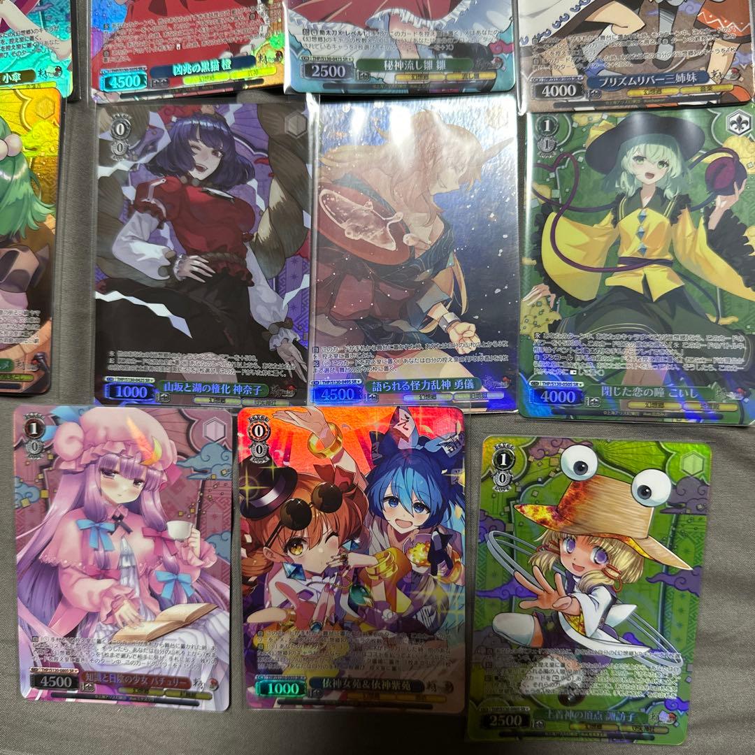 Weiss Schwarz Weiß Schwarz Touhou Project SR Collection Sale — Japanese