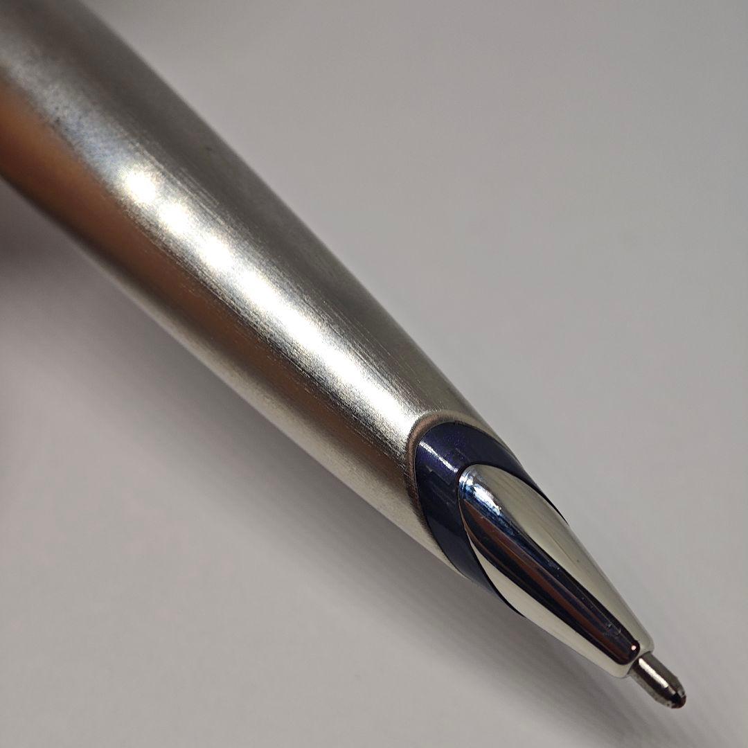Cross Varve ballpoint pen with platinum coating showing elegant design and fine scratches