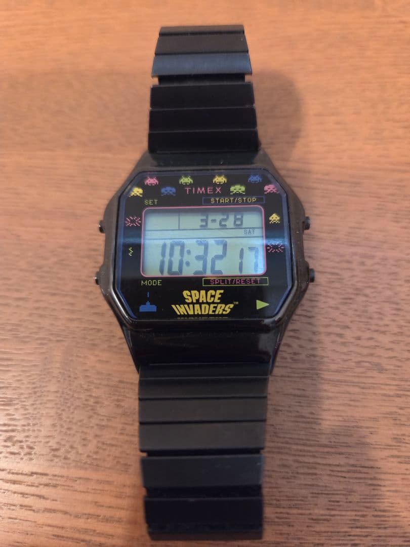 TIMEX Space Invaders Digital Men's Watch — Japanese