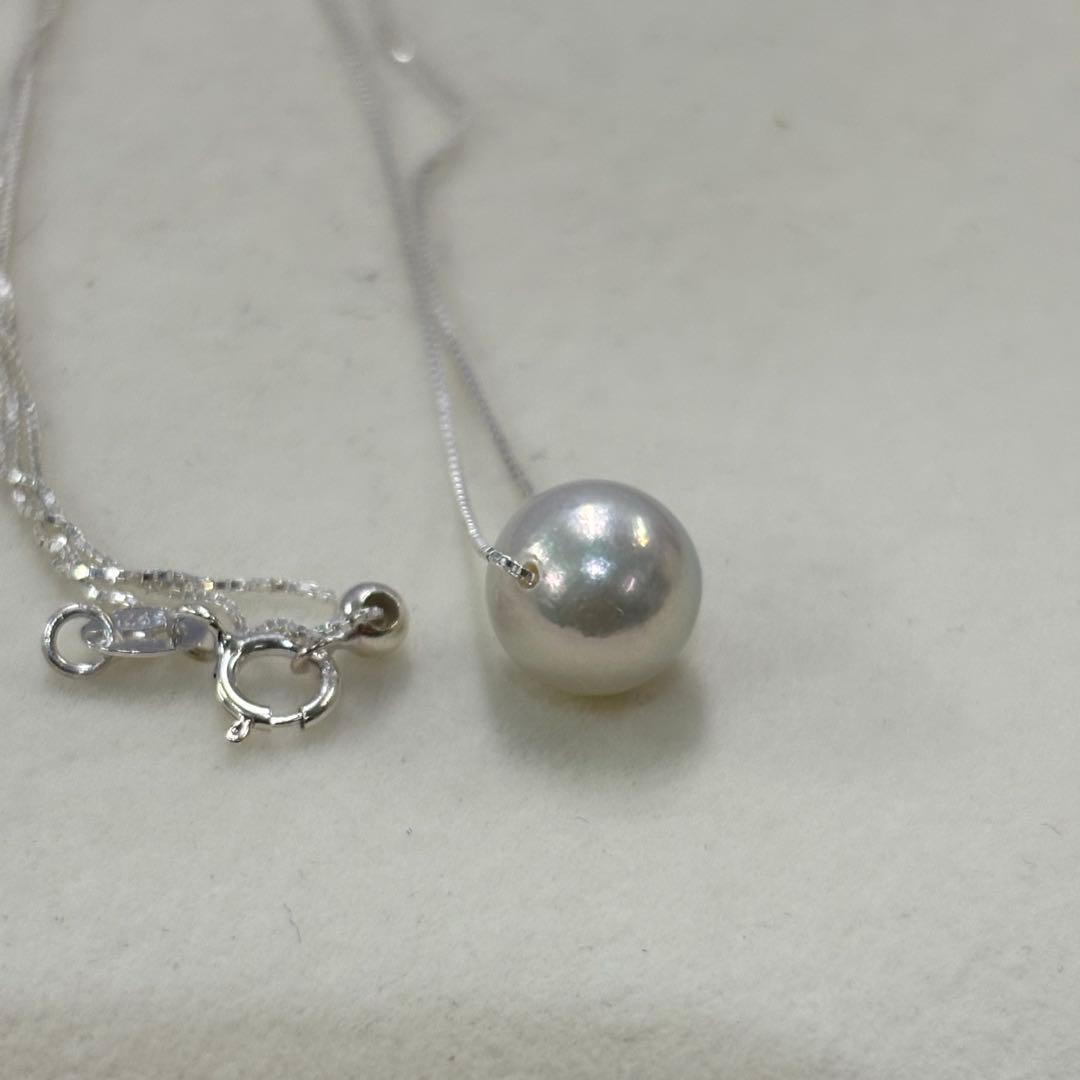 Ise-Shima Egu Bay Akoya pearl necklace with 8.5mm pearls and 42cm length in a simple elegant design