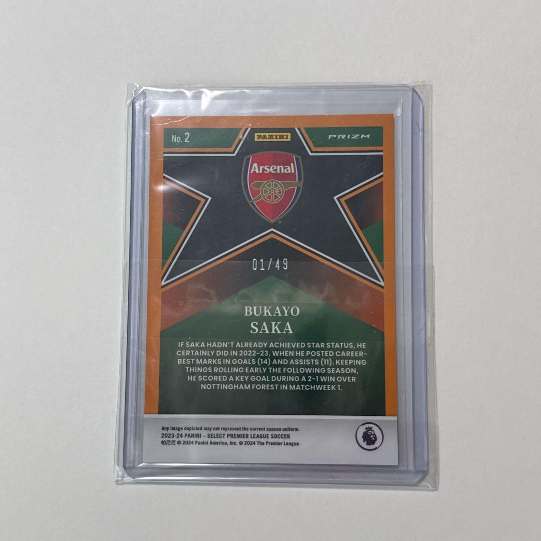 Bukayo Saka PANINI SELECT — Japanese