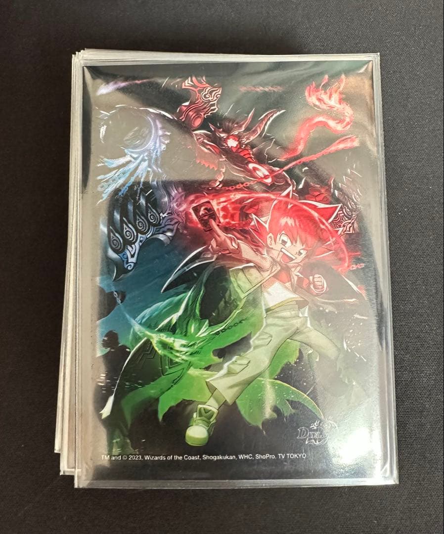 Duel Masters Rakka Adamski Sky Deck Rakka Anno Adamski Gold With Double Sleeve โ Japanese