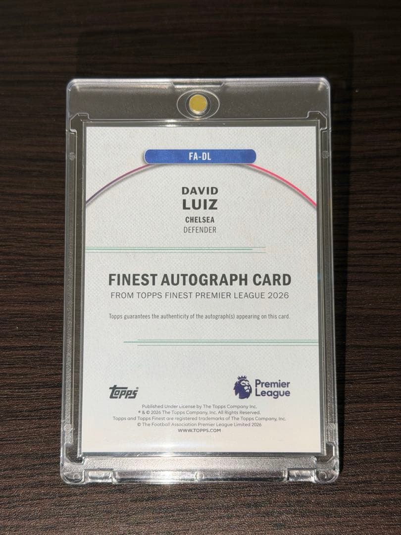 Chelsea David Luiz Sign Auto — Japanese