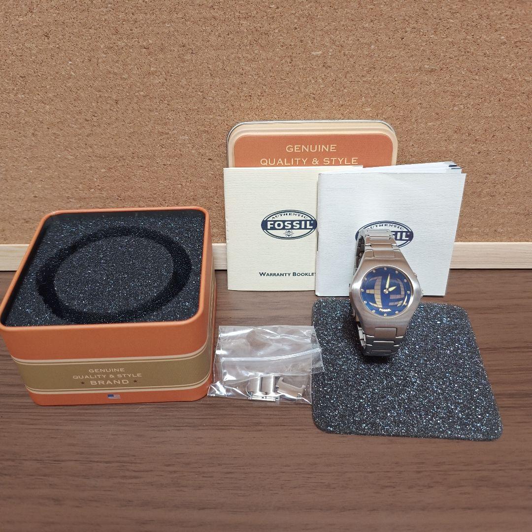 FOSSIL Steel Blue Men's Watch — Japanese