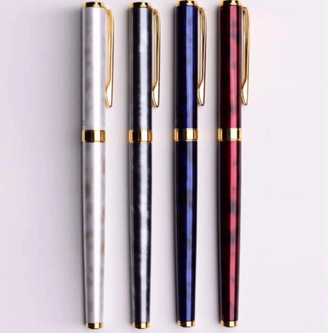 Pilot Fountain Pen Cavalieri with fine point in gold and white color, model FCAN-5SR-GDWF, new unused condition