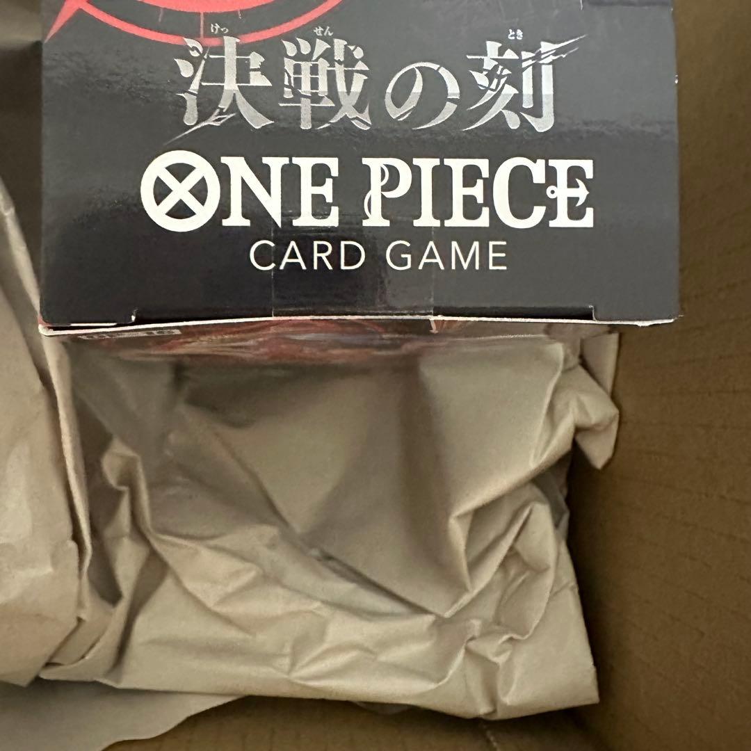 One Piece One Piece Card Game: Decisive Moment with Tape and Unopened New Box — Japanese