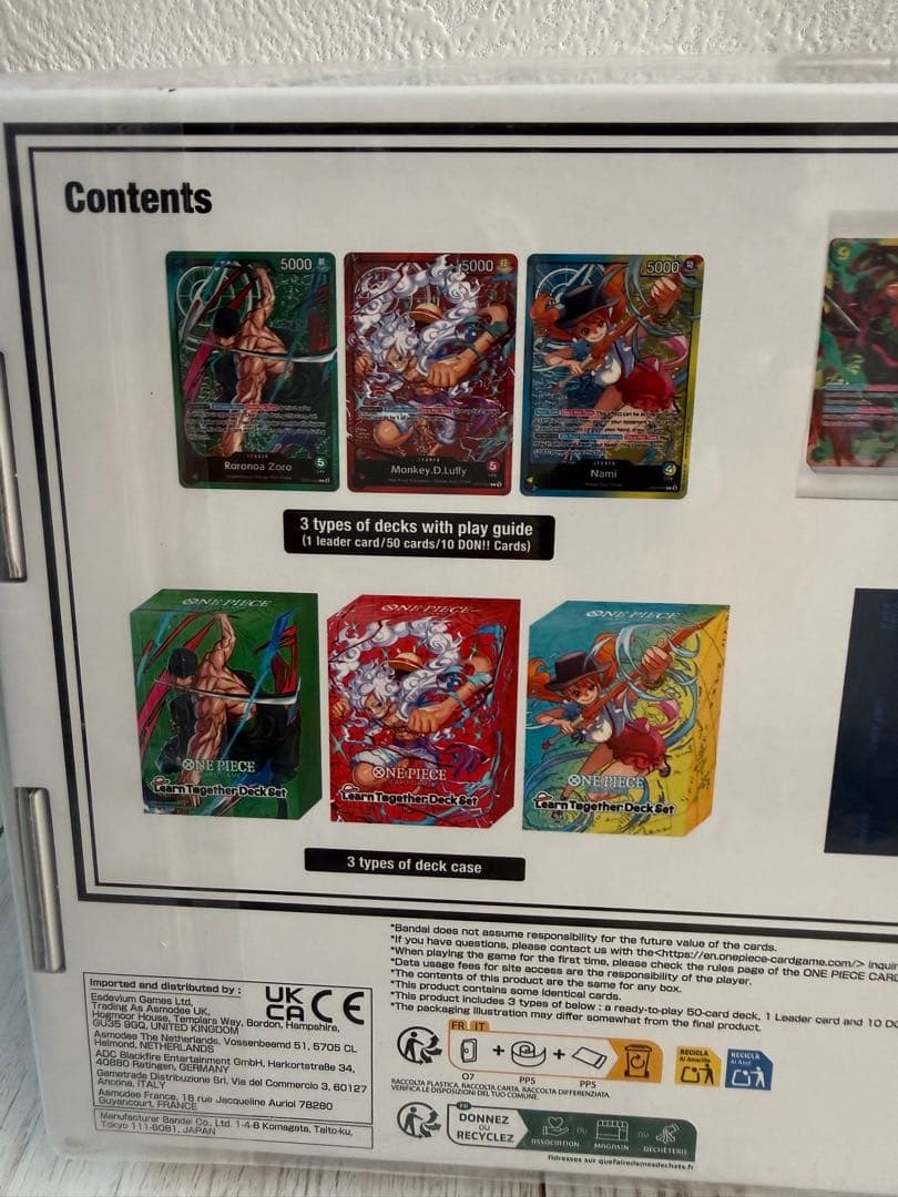 One Piece One Piece Card Game Learn Together Deck Set Box — English