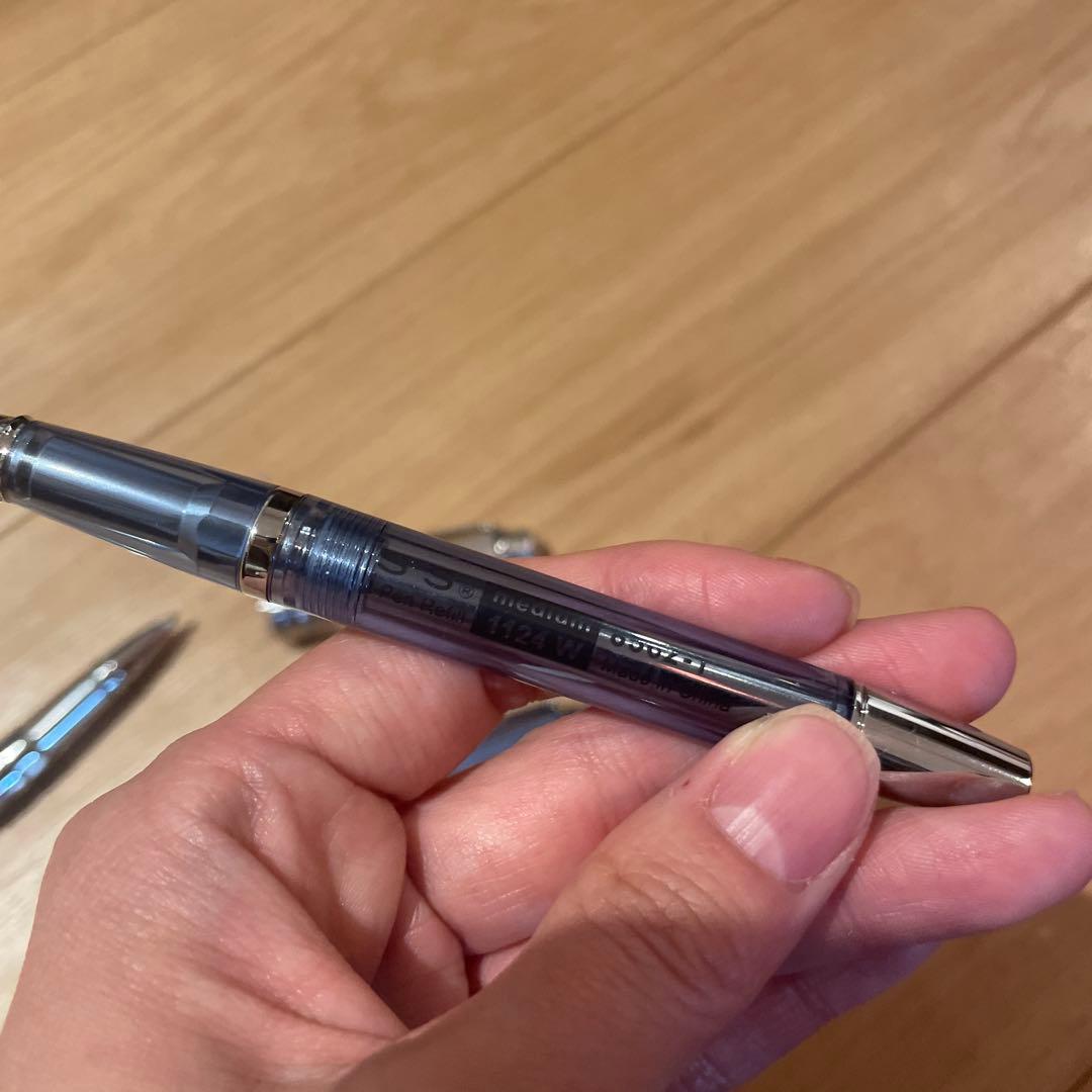 CROSS Bailey Light Ballpoint Pen No.45 with black ink and silver clip on a white background