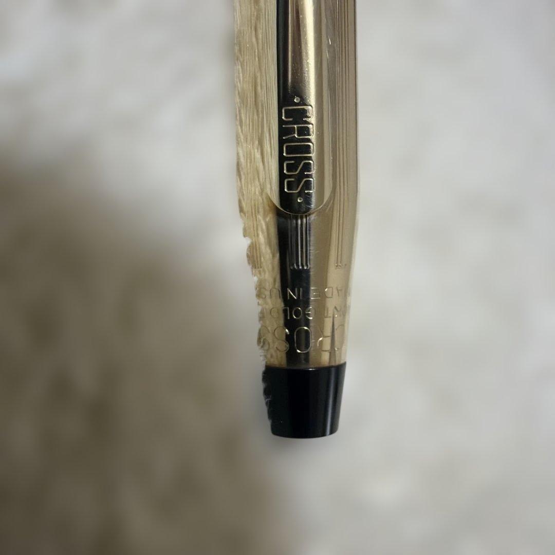 Vintage Cross Rollerball Pen 10 karat plated with visible wear and scratches