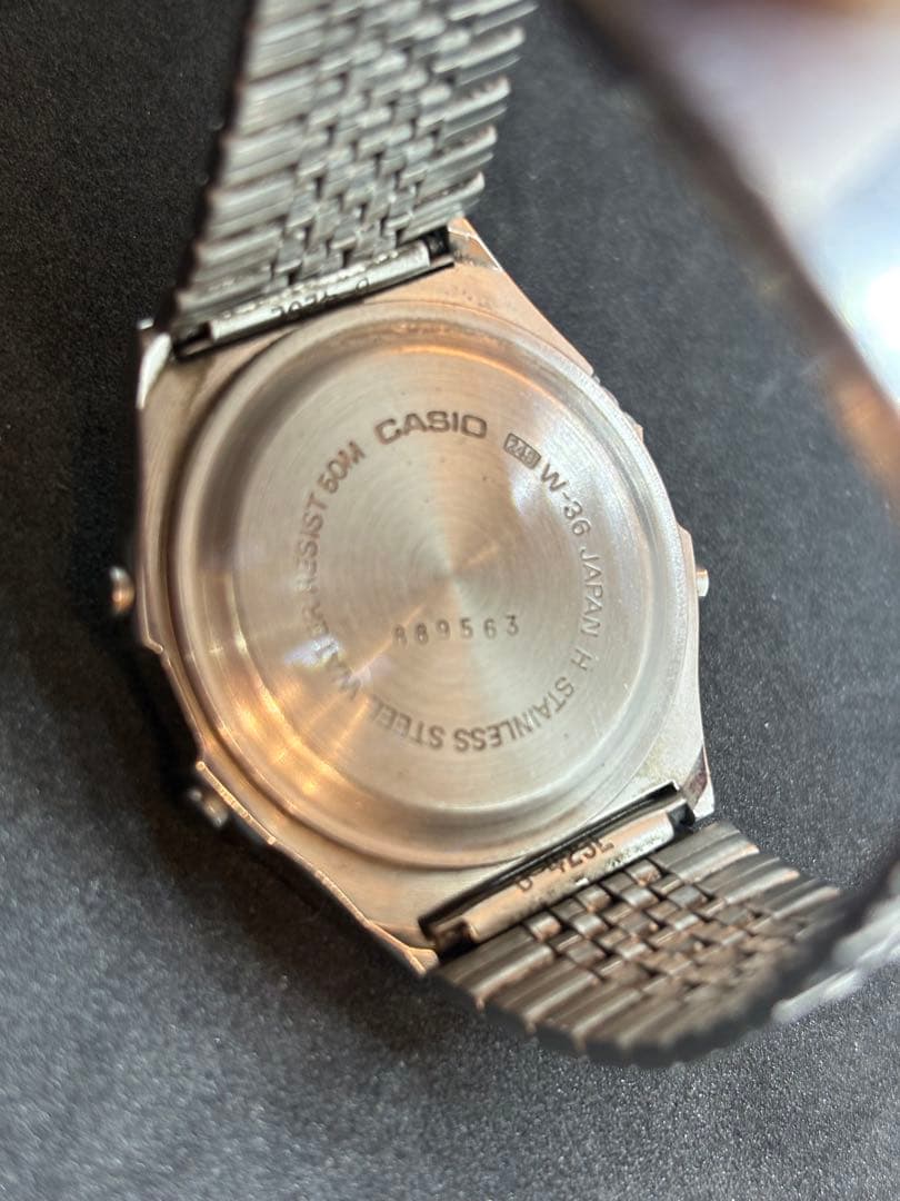 CASIO W-36 Digital Men's Watch — Japanese