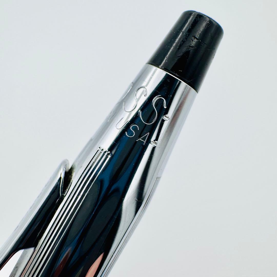 Law Cross Century Classic ballpoint pen in chrome silver finish made in USA
