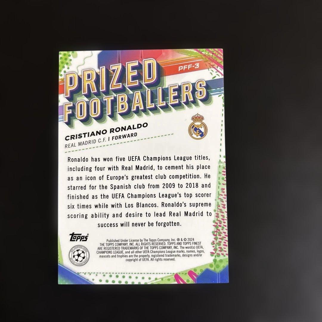 Topps Prized Cristiano Ronaldo — Japanese