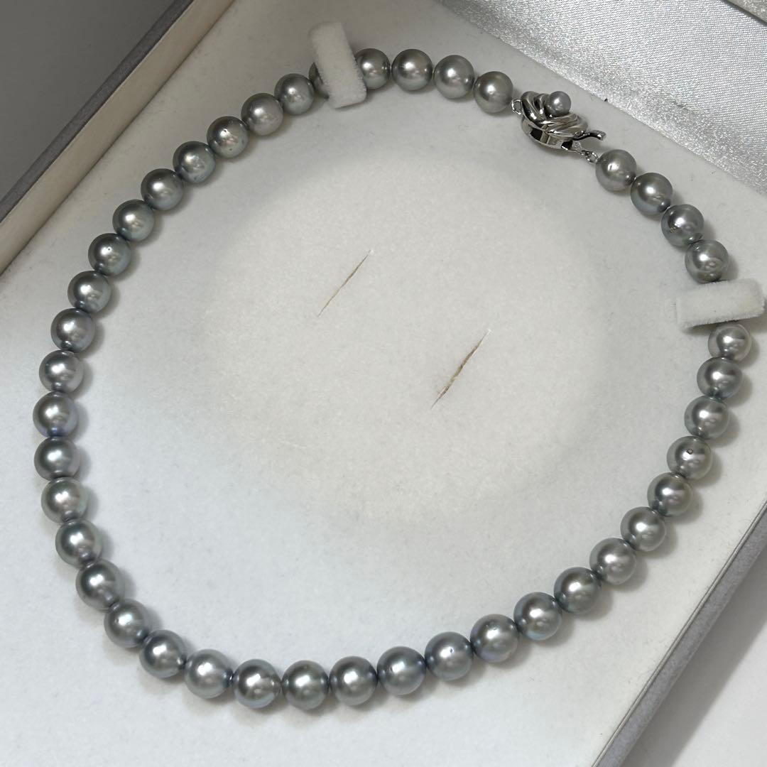 Tasaki Akoya Pearl Necklace for women with 8.5-9.0 mm pearls and 42 cm length
